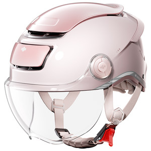 
Two Little Bees 3C Certified Electric Motorcycle Helmet Women's 2026 New New Sunscreen No Pressure Hair Half Helmet