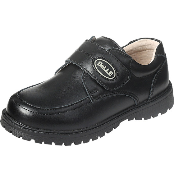 
Belle children's shoes boys 2025 autumn new British black small leather shoes children's formal shoes students back to school shoes