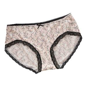 Butterfly Anfen Inner Pants Female Brands, low waist ice silk without trace lace flat angle, cold and smooth underwear
