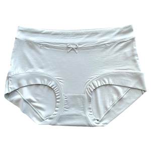 
3 pairs of colorful underwear for women, modal cotton flat feet, buttocks, solid color, simple graphene antibacterial crotch 30923 mid waist