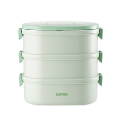 Supor insulated lunch box multi-layered meal delivery