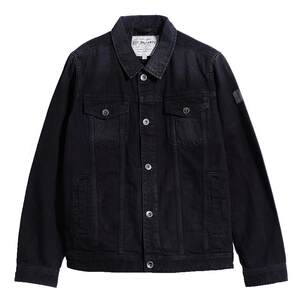 
MCS men's clothing originated from Marlboro men's autumn and winter slim cotton washing and old jeans single jacket
