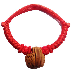 Baby newborn infant, frightened and scared peach nuclear Hu basket hand red rope bracelet female men's colorful foot chain rope
