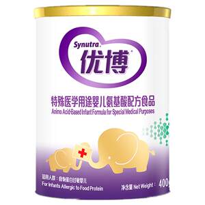 
Shengtong Special Medical Infant Amino Acid Allergy-Free Formula Food for Special Medical Purposes Zhenai Minjia 1 Section 400g