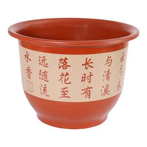 
Anti-ceramic plastic flower pot Classical flower pots delivery tray thickened flower pots Large living room pots flower pots peony hot sale