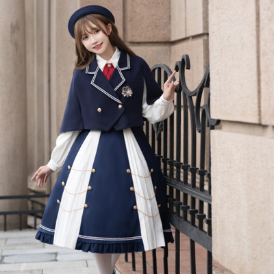 taobao agent Genuine demi-season vest, trench coat, Lolita style
