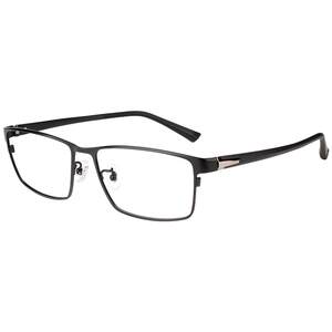 Glasses frame full -frame male degree Business pure titanium glasses frame big face with glasses frame with myopia glasses comfortable