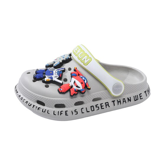 
Super Flying Children's Hole Shoes Boys Slippers Summer New Boys Anti-Slip Soft Sole Beach Shoes Baby Children