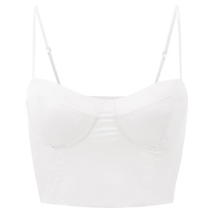 
Foley girl thin underwear women's suspender base with chest pad imitation silk vest for external wear