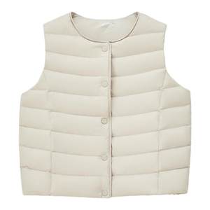 New winter style comfortable and thin men and women's warm inner pair with down vest