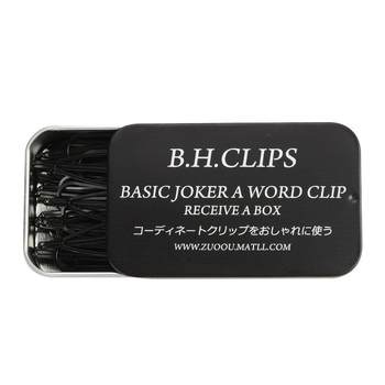 Black hair clip for broken hair, seamless, high-end and exquisite