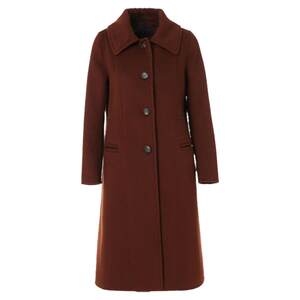 Jonanny's new wool coat female popular mid -length straight tube showing thin woolen coat winter coat
