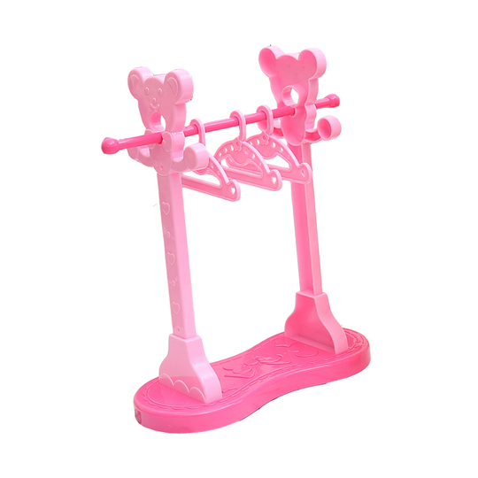 Poussette Pliable Pour Poupée Avec Accessoires – Set Jeu De Rôle Maman/papa – Biberon Et Jouets Inclus