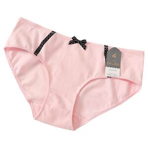 Dieanfen Women's Underwear, Women's Mid Waist Comfortable and Cute Girl Cotton Small Flat Corner Comfortable Student 3 Gift Boxes for Autumn