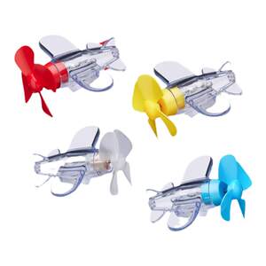Wind power generation small airplane color light electric vehicle motorcycle wind energy LED light light car decoration car atmosphere light