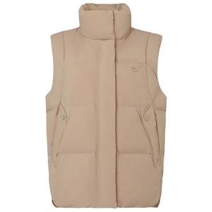 
Duck thin down vest for women, short standing collar 2025 autumn and winter new portable Korean style fashionable casual jacket W