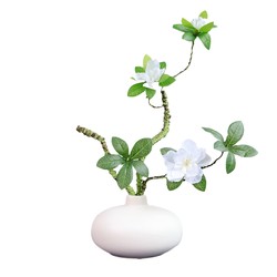 Simulated green plants azaleas and fake flowers decoration ornaments