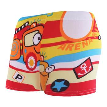 Baiya Polyester Cartoon Middle Children's Hot Spring Boy Swim Try
