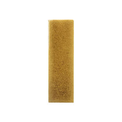 Ice-cracked brick kiln turns into long strips of dark green handmade bricks for the background wall