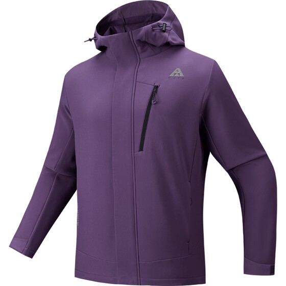 
ANTA soft shell jacket men's 2025 autumn and winter new style jacket windproof and water repellent warm velvet jacket mountaineering jacket