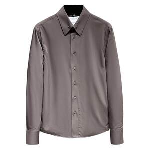 British Yali Men's Light Hanfeng men's long -sleeved shirt advanced sensing business casual shirt men wear tops
