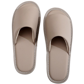 High -end leather sand slippers Men's beef tendon bottom summer non -slip
