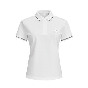 
Navigare Italian small sailing ship 2026 summer new polo shirt short-sleeved women's white contrast casual T-shirt