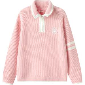 
Balabala children's sweaters boys and girls striped sweaters autumn and winter children's clothing parent-child clothing older children's bottoming shirts