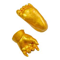 Baby baby hand and foot membrane model souvenir cloning model powder baby 3D three-dimensional full moon DIY commemorative gift