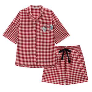 Gukoo/果壳睡衣女款2026新款夏HelloKitty联名纯棉可外穿家居服B