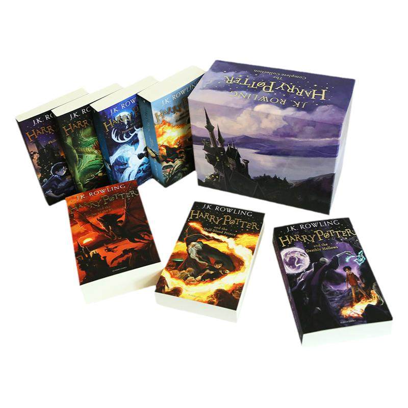 哈利波特全套1-7册英语原版JK罗琳哈利波特与魔法石/密室国外原版进口