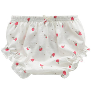 Female baby underwear Girls Summer Cotton Cotton Infant Short Baby Short Baby 4 Small Pants 1-3-year-old 5 triangular bread pants