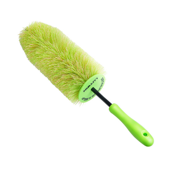 
Green Field Wheel Brush Christmas Tree Car Wash Brush Car Steel Ring Cleaning Soft Brush Tool Car Brush Artifact Car Products