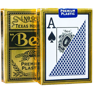 Little Bee Plastic Poker PVC Waterproof Bego Bee Texas High -end Baccarat Fruits Sluga Bridge WSOP