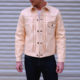 ຜະລິດໃນປະເທດຍີ່ປຸ່ນ Y2 ສີຕົ້ນສະບັບ horsehide denim ຫນັງ jacket ຫນັງ jacket retro ລຸ້ນທີສອງ denim jacket