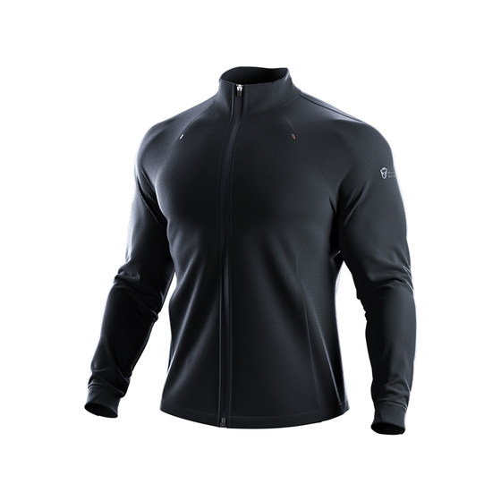 
Monster Guardians men's autumn and winter volcanic rock far infrared heating black sports training jacket