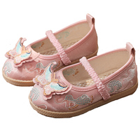 Children's Embroidered Sandals - Summer Mesh Shoes For Girls' Hanfu Costumes