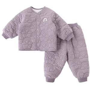 
Children's quilted suit, winter baby's thickened warm cotton jacket, boy's inner base layer, winter clothing, girl's cotton jacket