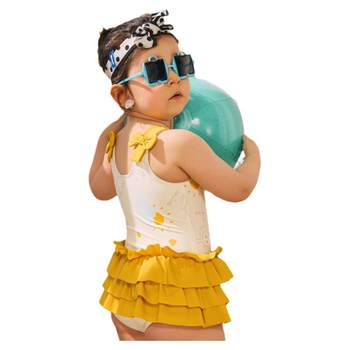 TOSWIM conjoined cute girl children's swimsuit
