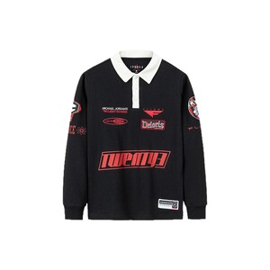 
JORDAN children's clothing children's long-sleeved T-shirt boys polo collar top spring and autumn bottoming shirt cotton JD2512072