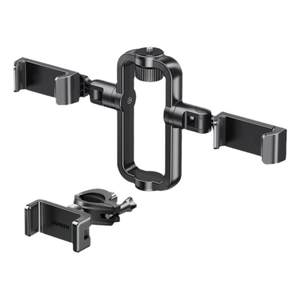 
Green Network mobile phone dual-position live broadcast bracket tripod accessories multi-function anchor fixed expansion mobile phone clip rotatable horizontal and vertical screen photography mobile phone universal expansion tripod parts