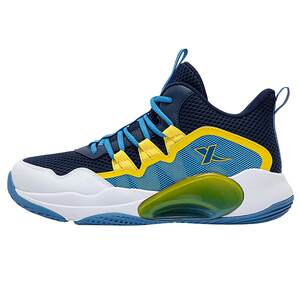 Xtep children's shoes spring and summer new large mesh breathable and comfortable children's basketball shoes for men's children's anti-slip wear-resistant sports shoes