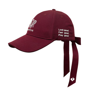 
Celebrity same style tennis hat with bow outdoor sports running sun visor baseball cap duck tongue hat for women PomPeche