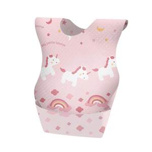
Disposable baby bib baby saliva towel soft small square towel waterproof children's free bib portable rice bag