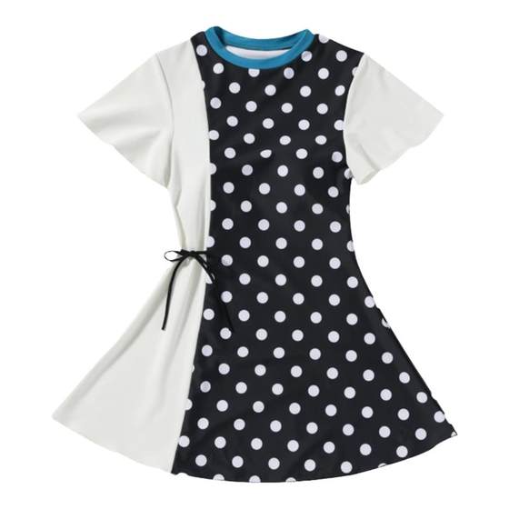 
Adore 2025 new one-piece fashionable swimsuit for women summer polka dot conservative slim dress seaside swimwear