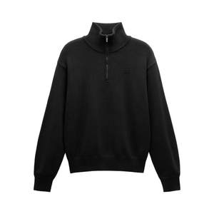 
Banana hot leather 502++ men and women same style temperature lock semi-zipper pullover sweater soft warm loose knitted sweater