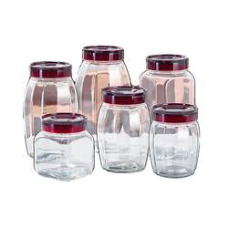 Glass sealed jar food grade pickle honey canning jar
