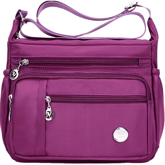 2024 new middle -aged women's bag ladies bag nylon Oxford spinning canvas bag shoulder mesengers bag waterproof mothers bag
