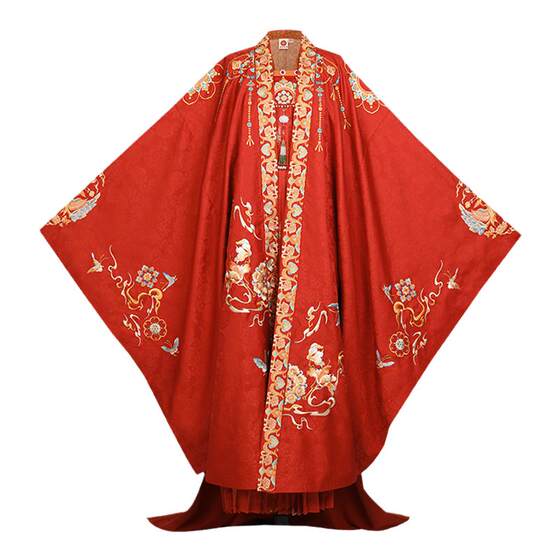 [Return to Han Tang Jia Tiantong] Original Tang system straight collar and wide -sleeve -sleeve shirt Chinese -style wedding Hanfu women's models