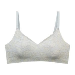 Ultra -thin rabbit ears underwear female big breasts showing small breasts breathable slightly gathered soft support to support the pair of milk
